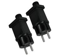 ISTOVO 2X 4.5V 3.6W Plug LED Alimentation LED Transformateur Adaptateur de Prise IP44 Adaptateur de Lampe de Noël Étanche Prise UE
