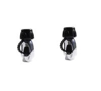 ISTOVO 2X Adaptateur de RéGulateur de 300Bar 4500Psi DIN à Réservoir de Plongée sous-Marine Vanne de Remplissage Station Din avec Bouchon Anti-Poussière