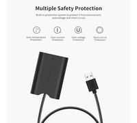 ISTOVO 2X Batterie Factice NP-BX1 avec Adaptateur Secteur USB-A Coupleur DC pour Appareil Photo ZV-1 RX100 M7 M6 M5 RX1R HX50 HX90 HX300 HX400