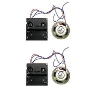 ISTOVO 2X Boîte de Carillon de Musique avec Pièces de Réparation de, Pièces D'Horloge à Quartz de Mécanisme D'Horloge Murale, Accessoires D'Horloge, Mécanisme de Mélodie