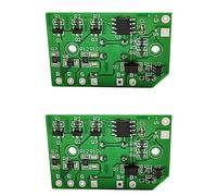 ISTOVO 2X Carte de Circuit Imprimé de Lumière Solaire Interrupteur 3.7V Contrôleur de Lampe de Pelouse Solaire Batterie AU Lithium Rvb Carte de Circuit Imprimé de Lampe Solaire Changeante