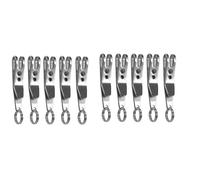 ISTOVO 2X Clip de Suspension Multi-Usages pour Porte-Clés avec Mousqueton, Parfait pour Accrocher des Outils, des Lampes de Poche, Etc.