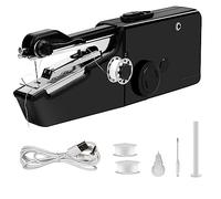 ISTOVO 2X de Machine à Coudre électrique Portative USB, Mini Machine à Coudre à Réparation sans Fil pour Cuir de Rideau en Denim