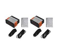 ISTOVO 2X ETC-974 Mini Régulateur de Température Réfrigérateur Thermostat Régulateur Thermorégulateur Thermocouple