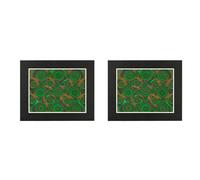 ISTOVO 2X Film D'Observation de Champ Magnétique 4 x 6 Pouces, Film D'Observation Magnétique Réutilisable, Feuille D'Affichage de Flux Magnétique