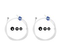 ISTOVO 2X Kit de Tube D'Extension pour Distributeur de Savon pour évier 45 Pouces avec Clapet Anti-Retour, Pas Besoin de Remplir à Nouveau La Petite Bouteille