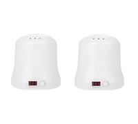 ISTOVO 2X Machine D'épilation de Réchauffeur de Cire électrique Station Thermale D'épilation Dépilatoire électrique écologique Résistant à la Chaleur Prise Européenne