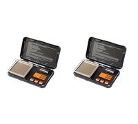 ISTOVO 2X Mini Balance Numérique Outils de Pesage de Machine de Précision de Balance de Gramme de Haute Qualité avec Taille de Poche 200G x 0.01G