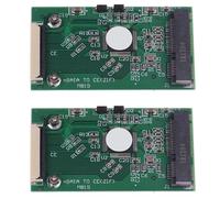 ISTOVO 2X Mini Carte de Convertisseur D'Adaptateur de Câble Msata Pci-E 1,8 Pouce Ssd À 40 Broches ZIF Ce
