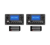 ISTOVO 2X Module de Lecteur LCD MP3 Affichage 28X64 Carte de Décodeur Audio Numérique Bluetooth TDM157 USB SD BT FM pour Amplificateur de Voiture