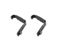 ISTOVO 2X Photo PoignéE pour PoignéE de CaméRa VidéO Flash PoignéE en L avec 2 Griffes LatéRales Standard Monter Le Support DSLR