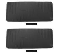 ISTOVO 2X Pilates Tapis D'Entraînement ÉPais 60X25X1.5cm Coussin de GenouillÈRe de Yoga Soutien SupplÉMentaire pour Les Genoux Poignets Coudes Noir