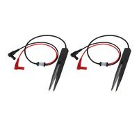 ISTOVO 2X Pince de Test de Puce SMD SMT, Pince à Sonde Multimètre pour Mesure de Capacité, Inductance, Résistance, Outil de Test Multi-Usage