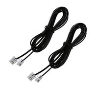 ISTOVO 2X RJ11 6P4C Cable Cordon de Telephone ADSL Modem 2 Metres
