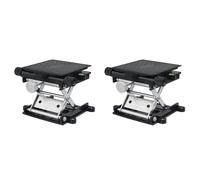 ISTOVO 2X Table de Toupie en Aluminium Rotative à 360 ° Laboratoire de Gravure sur Bois Support de Levage Plate-Forme ÉLéVatrice de Support Bancs de Travail Du Bois