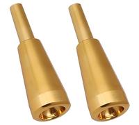 ISTOVO 2X Trompette 3C Embouchure or Trompette En Métal pour Ou Conn et Le Roi Trompette C Trompette