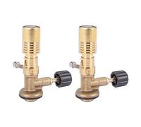 ISTOVO 2X Turbo Gaz en Laiton à Haute Température Plomberie Soudée Au Chalumeau Brûleur Bunsen Portable Brûleur à Gaz Four de Chauffage