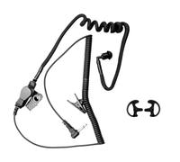 ISTOVO 3,5 mm Monaural Écouteur Ressort Tube d'air Remplacement Talkie-Walkie Bouchon d'oreille Remplacement pour Radio Écouteur Casque C