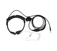 ISTOVO 3.5mm Ecouteur reglable de Mic de Gorge Ecouteur de Microphone de Tube Acoustique Cache Ecouteur avec Doigt PTT pour Android Telephone Portable