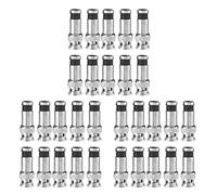 ISTOVO 30 Pcs BNC Connecteur de Compression pour Coax RG59 Cable CCTV Cameras