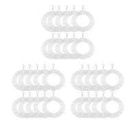 ISTOVO 30 Pièces 8 Pouces Sublimation Wind Spinner Blanks 3D Wind Spinners Hanging Wind Spinners pour la Décoration de Jardin Intérieur Extérieur