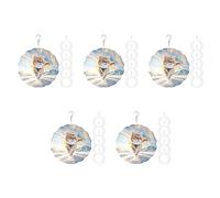 ISTOVO 30Pack 8 Pouces Sublimation Wind Spinner Blanks 3D Wind Spinners Hanging Wind Spinners pour la Décoration de Jardin Intérieur Extérieur
