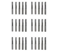 ISTOVO 30Pcs 6mm 22mm À Double Tranchant Droit Peu de Routeur Droite Fin Fraise Fraise 2 Flûtes Cnc Coupe Droite en Acier de TungstÈNe Peu pour Le Travail Du Bois