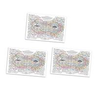 ISTOVO 3X Affiche Web de Guérison, Tableau des Remèdes Naturels, Toile Murale, Affiche Horizontale Imprimée, Affiches sur la Santé Mentale