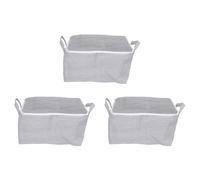 ISTOVO 3X Boîte de Rangement Tridimensionnelle Boîte de Rangement Domestique avec Organisateur de Fenêtre Tissu Pliant Grande Capacité Armoire de Rangement 30L