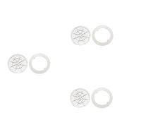 ISTOVO 3X Filtre Anti- pour Piscine Couvercle Anti- Vis de Dispositif de Drainage Rond Couvercle de Drain de Plancher en ABS Port de Drainage Principal Rond