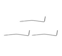 ISTOVO 3X Levier en Acier de Vibrato de Bras de Bascule de 5,0Mm D'Argent pour des Instruments de Guitare Électrique