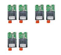 ISTOVO 3X Module Émetteur-Récepteur Optique TTL pour Drone, Interface FC RX/TX/AV/VCC/GND, 40 Km UART/SBUS vers Terminal Fibre Optique.