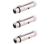 ISTOVO 3X Recepteur XLR Sans Fil Controleur de Signal Sans Fil pour La de Scene, Eclairage LED Controleur 2.4G ISM DMX512