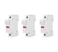 ISTOVO 3X RT18-32X AC 380V 32A 1 Pôle 10X38mm Base de Support de Fusible à Sur Rail DIN