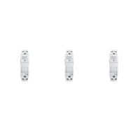 ISTOVO 3X Tuya Smart Life ZigBee 16A Din Rail 1P Commutateur KWh Compteur avec Contrôleur D'énergie Minuterie Support App Télécommande