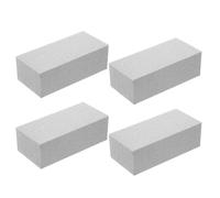 ISTOVO 4 PièCes SéRies Mousse Florale SèChe pour Fleurs Artificielles Briques de Mousse Florale Humide Gris Fleuriste Blocs pour Arrangement de Fleurs