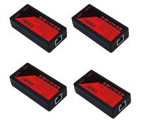 ISTOVO 4 x 2 ports PoE Extender 100Mbps avec norme IEEE 802.3Af pour NVR IP Caméra AP IP VOICE POE Extension 100 mètres
