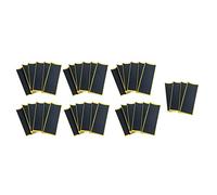 ISTOVO 40 Pièces Séries/Lot Noir Touche Pont Uncut Bande Autocollants Noir Mousse Grip Bande Autocollants 38mm x 110mm