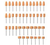 ISTOVO 42 Pièces de Ponçage pour Kit D'Outils Rotatifs, Ensemble de Meules avec Tige de 1/8 de Pouce, Idéal pour L'Affûtage, le Meulage