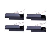 ISTOVO 4X 3.7V 2X 18650 Interrupteur Marche/Arrêt de La BoîTe de Rangement de Connecteur de Support de Batterie avec Plomb