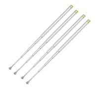 ISTOVO 4X Antenne pour la Radio FM 5 Sections Telescopiques 307mm 12 Pouce