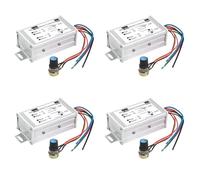 ISTOVO 4X ContrôLeur de Vitesse Moteur DC9V 12V 24V 48V 60V 20A PWM ContrôLeur de Vitesse Moteur RéGulateur Pilote 0-1200W Courant RéGlable