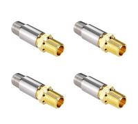 ISTOVO 4X Foyers à Gaz Propane Liquide 1/2 Pouces Vanne de Mélange D'Air, Vanne de Mélange avec Capacité élevée 90 K BTU pour Foyer Extérieur Au Propane