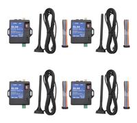 ISTOVO 4X GL09 Contrôle Des Applications Alimenté Par Batterie à 8 Canaux Systèmes D'Alarme GSM Système de Sécurité Alerte SMS 2019