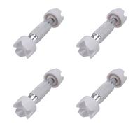 ISTOVO 4X Outils de Réparation de Guitare Support de Support de Réparation de Faisceau Sonore de Guitare pour Guitare Acoustique Luthier Fournitures Bricolage Argent + Blanc