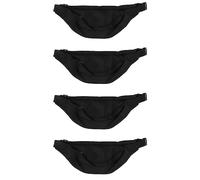 ISTOVO 4X Sac Fanny Pack Hip Cinema Festival Money Pouch Belt Portefeuille Sport Holiday Enfants Noir
