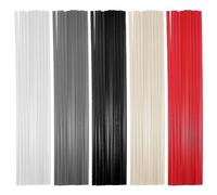 ISTOVO 50 PièCes SéRies de Soudage en Plastique - de Soudage en Plastique PP/PVC/PE pour Outils à Air Chaud 10 Pouces (Chaque Couleur 10 PièCes SéRies)