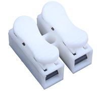 ISTOVO 50PCS CH2 Spring Quick Wire Connector Cable Clamp Terminal Block Connector pour LED Strip Light