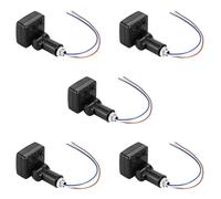 ISTOVO 5X 220V Mini Capteur Infrarouge Du Corps Humain Capteur de Corps Infrarouge Interrupteur LED Lumière D'Inondation PIR Capteur de Mouvement Réglable Noir