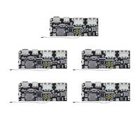 ISTOVO 5X QC4.0 QC3.0 LED Double USB 5 V 4,5 Une 22,5 W Micro/Type-C USB Banque d'alimentation Mobile 18650 Module de Charge Protection de la Température, A